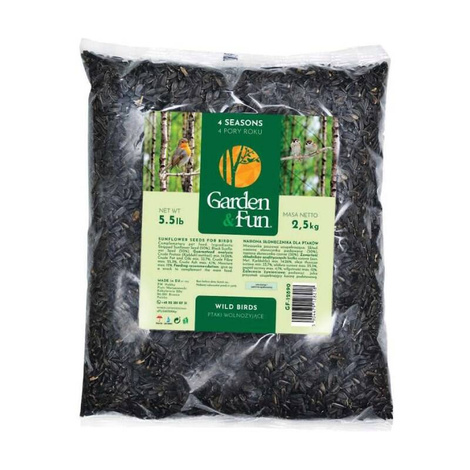 Nasiona słonecznika czarnego dla ptaków 1,6 kg