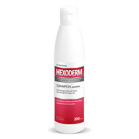 Hexoderm Dermatologiczny szampon dla psów i kotów 200 ml
