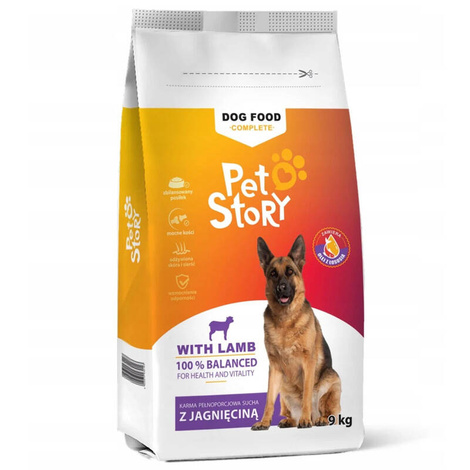 Pet Story Karma sucha dla psa z jagnięciną 9 kg
