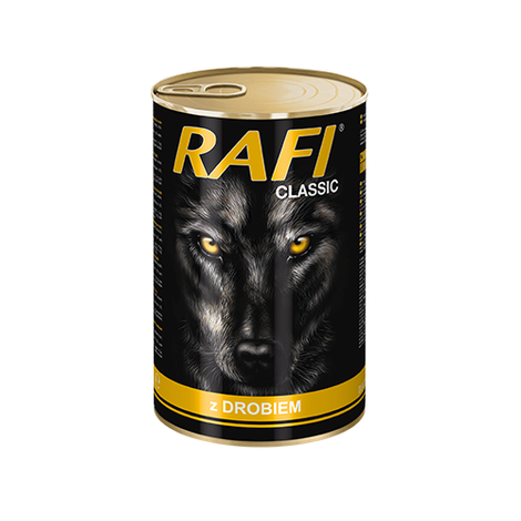 Mokra karma dla psa Rafi Classic Mix 10 x 1240 g + gratis Natural Taste Czarna Owca – danie z jagnięciny 400g
