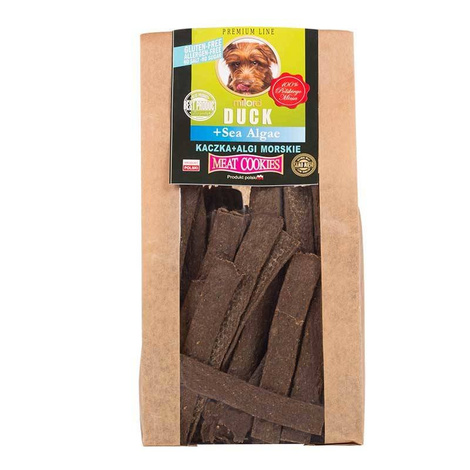 Milord Meat Cookies Naturalne ciastka przysmak dla psa kaczka i algi 80 g