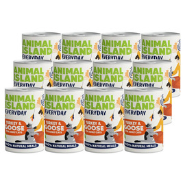 Animal Island Everyday Mokra karma dla kota indyk gęś zestaw 12 x 400 g
