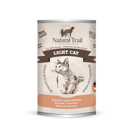 Natural Trail Light Cat Mokra karma dla kota Kurczak z krewetką 400 g