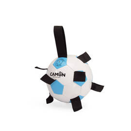 Camon Piłka z uchwytami zabawka dla psa bialo-błękitna