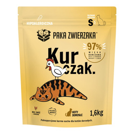 Paka Zwierzaka Karma sucha dla kota Kurczak S 1,6 kg
