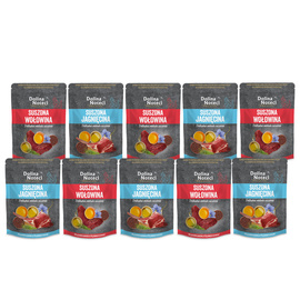 Dolina Noteci Premium Karma suszona dla kota wołowina i jagnięcina zestaw 10 x 150 g