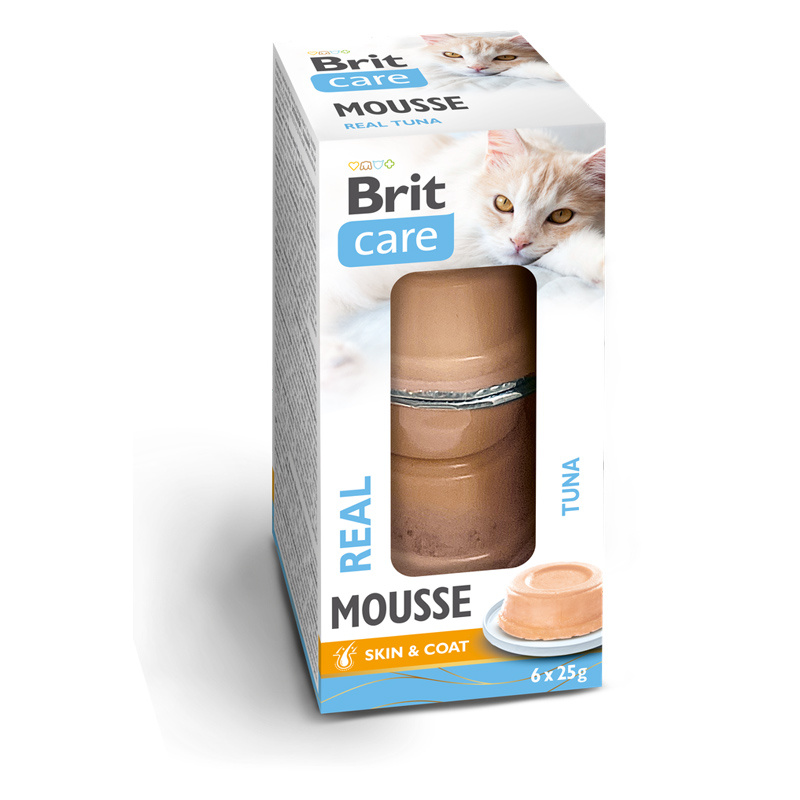Brit Care Cat Real Meat mokra karma dla kota z tuńczykiem 6 x 25 g
