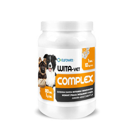 Eurowet Wita-Vet Complex Witaminy dla psów dorosłych i szczeniąt 80 tabletek