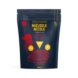 Gaczoo Miejska Miska sucha karma dla psa L/XL Stek Wołowina 400 g