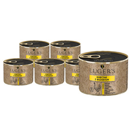 Karma mokra dla kotów Luger’s kurczak z bażantem zestaw 6 x 185 g