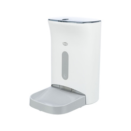 Trixie Karmidło automatyczne podajnik karmy dla psa lub kota biało-szary 24 x 38 x 19 cm 4,5 l