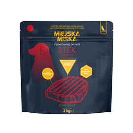 Gaczoo Miejska Miska Sucha karma dla psa L/XL Stek Wołowina 2 kg