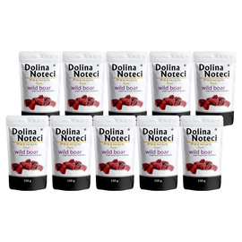 Mokra karma dla psa alergika Dolina Noteci Premium Pure bogata w dzika zestaw 10 x 150 g