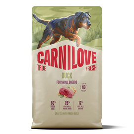 Carnilove True Fresh Dog Adult Karma sucha dla psów małych ras z kaczką 4 kg