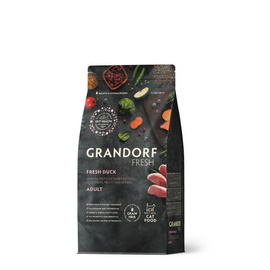 Grandorf Cat Fresh Duck Adult Karma sucha dla dorosłych kotów o wrażliwym układzie pokarmowym Kaczka 2 kg