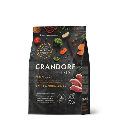 Grandorf Dog Fresh Duck Sucha karma dla psa świeża kaczka 1 kg