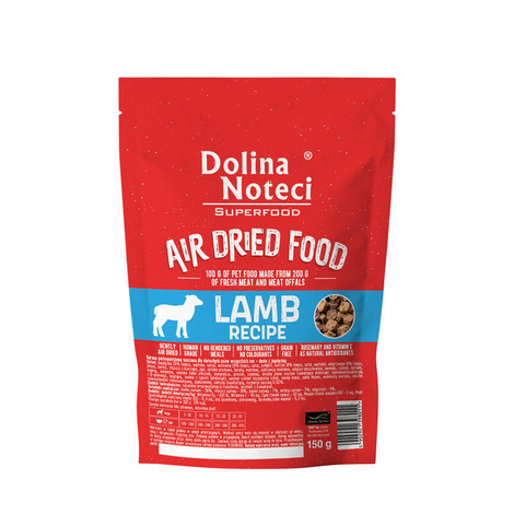 Dolina Noteci Superfood danie z jagnięciny karma suszona dla psa 150 g