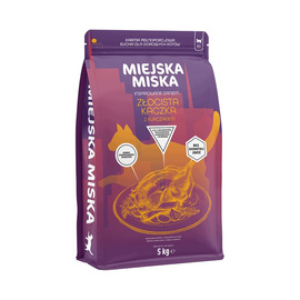 Gaczoo Miejska Miska Sucha karma dla kota Kaczka Pieczona XS/S 5 kg