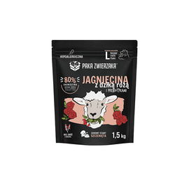 Paka Zwierzaka karma sucha dla psa jagnięcina z dziką różą Puppy L 1,5 kg
