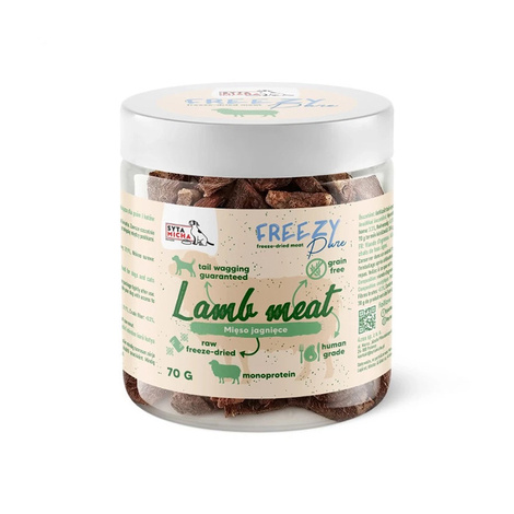 Syta Micha Freezy Pure Liofilizowane przysmaki dla psa mięso jagnięce 70 g