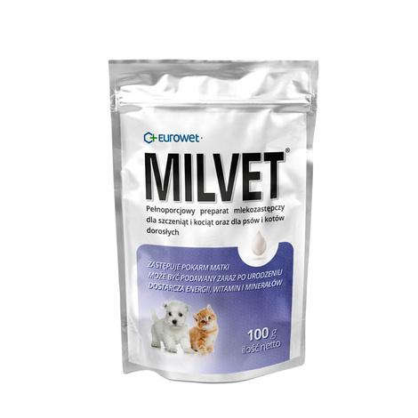 MILVET preparat witaminowy mlekozastępczy 100 g