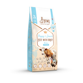 Bemo Karma sucha dla szczeniąt i juniorów z wołowiną i indykiem S/M 3 kg