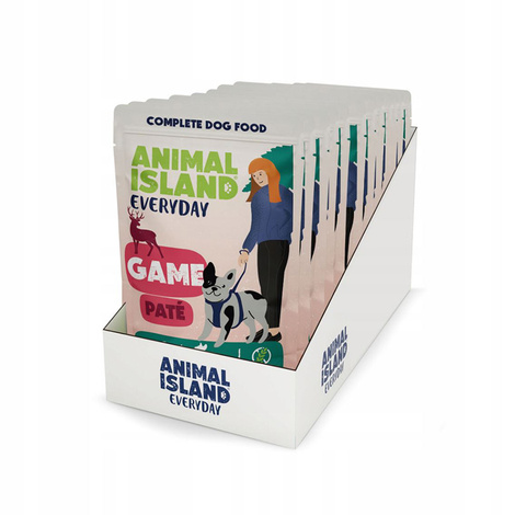 Animal Island Everyday Karma mokra dla psa pasztet z dziczyzną 10 x 150 g