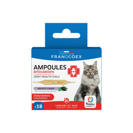 Francodex Ampułki na zdrowe stawy dla kotów i kociąt x18
