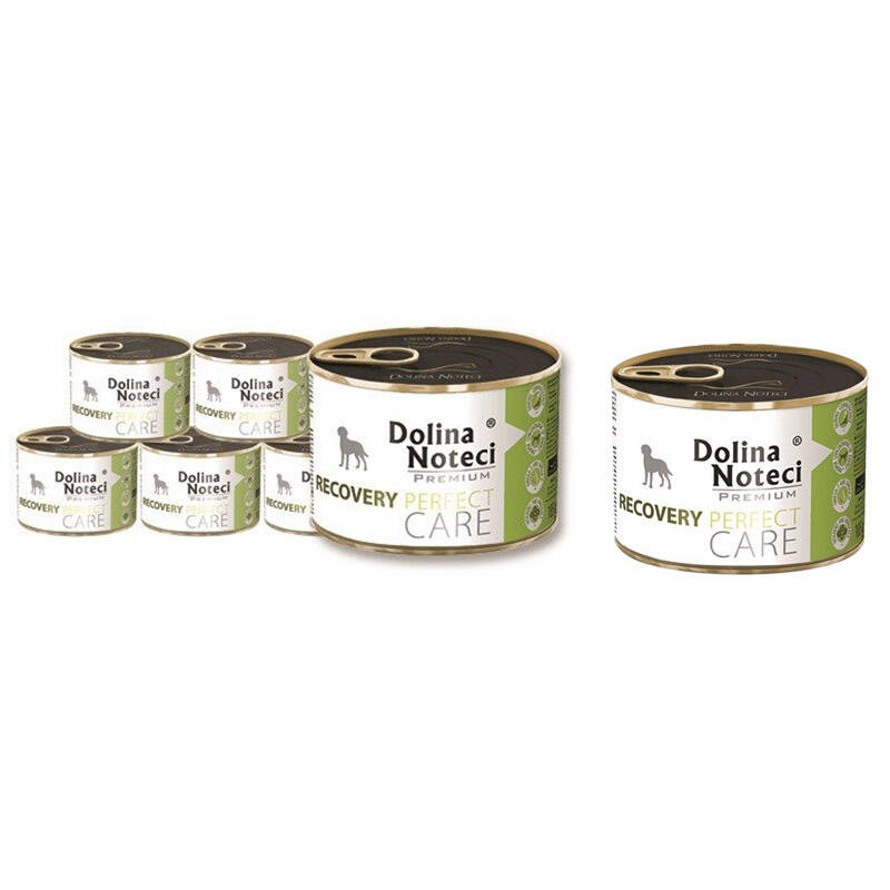 Karma mokra dla psów rekonwalescentów Dolina Noteci Premium Perfect Care Recovery zestaw 12 x 185 g + GRATIS Premium Perfect Care Recovery puszka 185