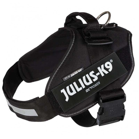 Szelki Julius-K9® IDC 2/L–XL: 71–96 cm/50 mm, czarne