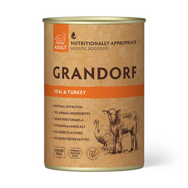 Grandorf Wild Veal & Turkey Recipe Karma mokra dla psa z cielęciną i indykiem 400 g