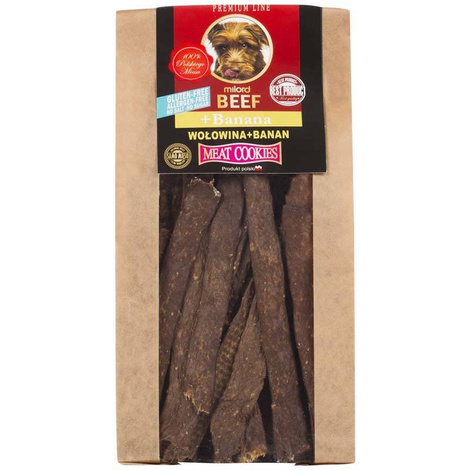 Milord Ciastka dla psa wołowina i banan 80 g