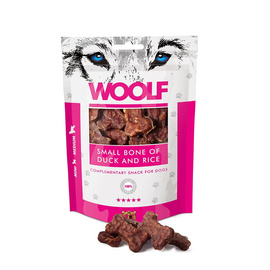 Woolf Small Bone Przysmak dla psa kostkeczki z kaczką i ryżem 100 g