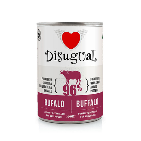 Disugual Monobiałkowa Karma mokra dla psa Bawół 400 g