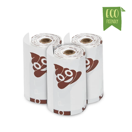 GREENLINE Biodegradowalne worki na psie odchody - zapach neutralny 23 x 33 cm (3 x 10 szt.)