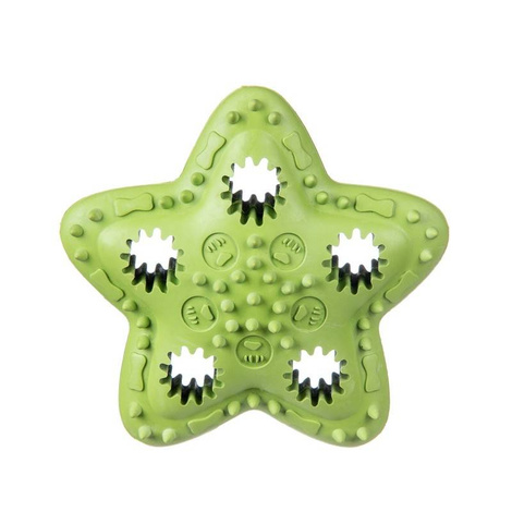 Barry King Zabawka na przysmaki dla psa gwiazda zielona 12,5 cm 