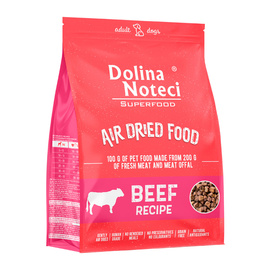 Dolina Noteci Superfood danie z wołowiny karma suszona dla psa 1 kg
