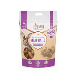 Bemo Meat Balls przysmaki dla psa indyk z królikiem 180 g