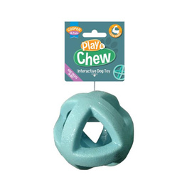 Cooper & Pals Zabawka dla psa piłka niebieska 8 cm