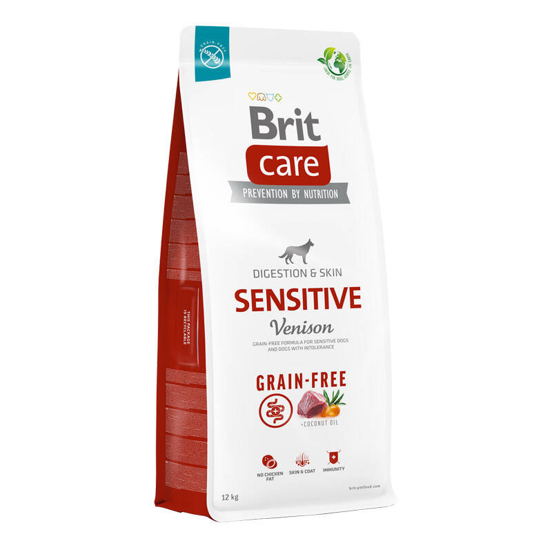 Brit Care Grain Free Sensitive Venison karma sucha dla psa z nietolerancją pokarmową 12 kg