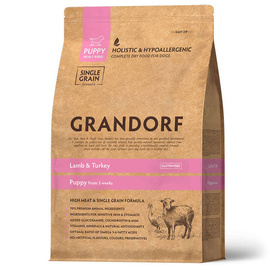 Grandorf Puppy Lamb & Turkey Karma sucha dla psa dla szczeniąt i suk w ciąży jagnięcina i indyk 3 kg