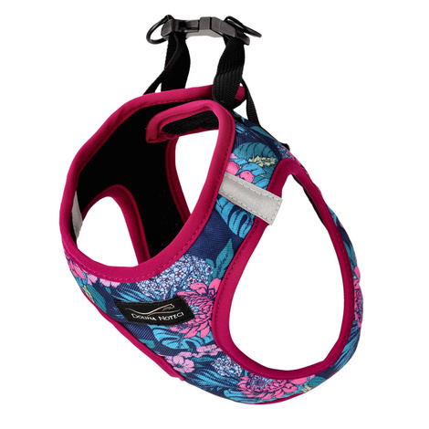 Dolina Noteci Szelki bezuciskowe z siatką dla psa Kwiatowy Zakątek L