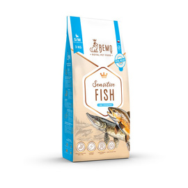 Bemo Sensitive Fish - hipoalergiczna monobiałkowa karma sucha z rybą dla psów małych i średnich ras S/M 3 kg