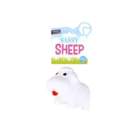 Cooper & Pals Piszcząca zabawka dla psa owca 12 cm