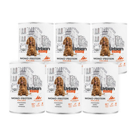 Over Zoo Urban Pets Mono Protein Mokra karma dla psa z kaczką zestaw 6 x 800 g