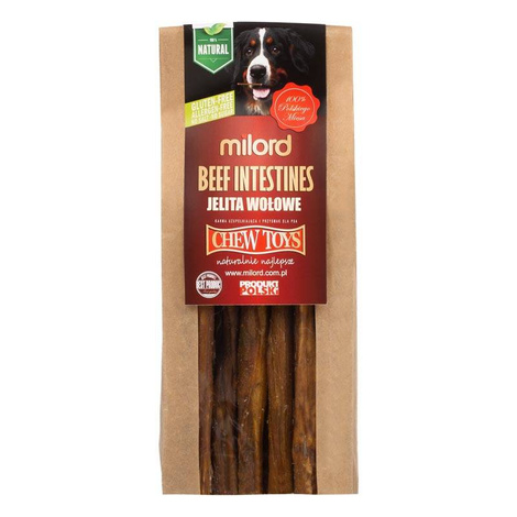 Milord Naturalny przysmak dla psa suszone jelita wołowe 150 g