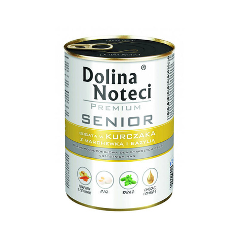 Mokra karma dla psa Dolina Noteci Premium Senior Mix 12 x 400 g