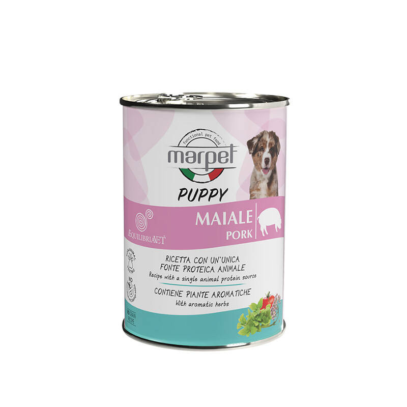 MARPET mokra karma dla psa AEQUILIBRIAVET PUPPY monobiałkowa wieprzowina 400 g