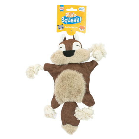 Cooper & Pals Szeleszcząca zabawka dla psa wiewiórka 28 cm