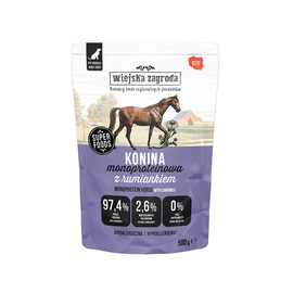 Wiejska Zagroda karma mokra dla psa monobiałkowa konina 500 g